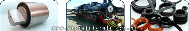 industria ferroviaria ESPONJA DE HULE